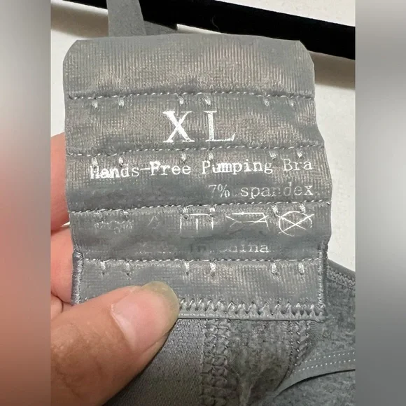 NWT Momcozy The Original: Hands Free Pumping Bra Cotton Stretch Breastfeeding - Picture 14 of 16